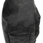 Gucci Web Double Pocket Messenger Black GG Canvas — view 7