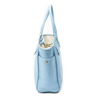 Loewe Heritage Tote Light Blue Gray Calfskin Leather — view 3