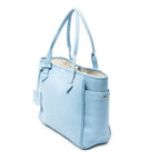Loewe Heritage Tote Light Blue Gray Calfskin Leather — view 2