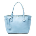 Loewe Heritage Tote Light Blue Gray Calfskin Leather