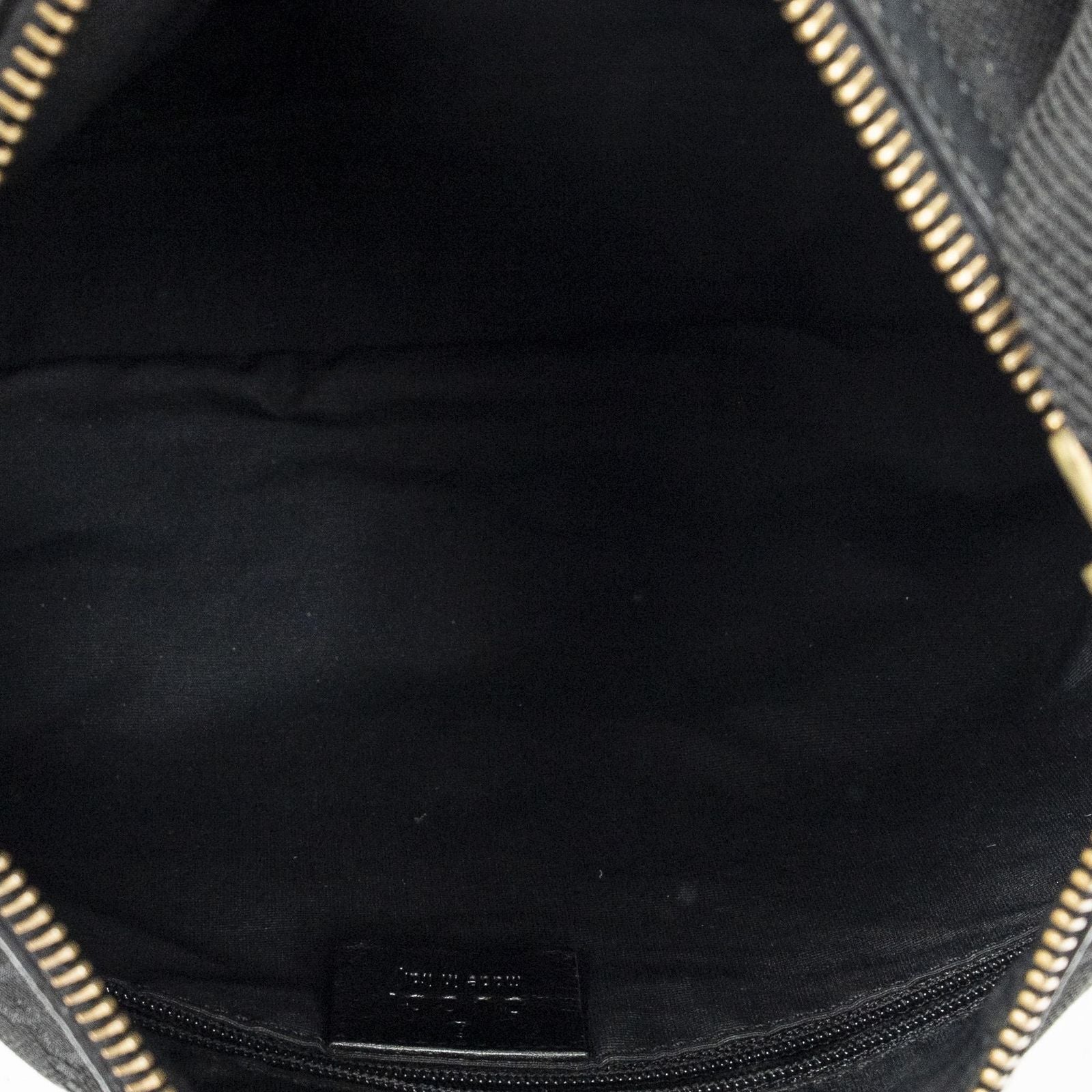 Gucci Web Double Pocket Messenger Black GG Canvas — view 9