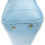 Loewe Heritage Tote Light Blue Gray Calfskin Leather — view 7