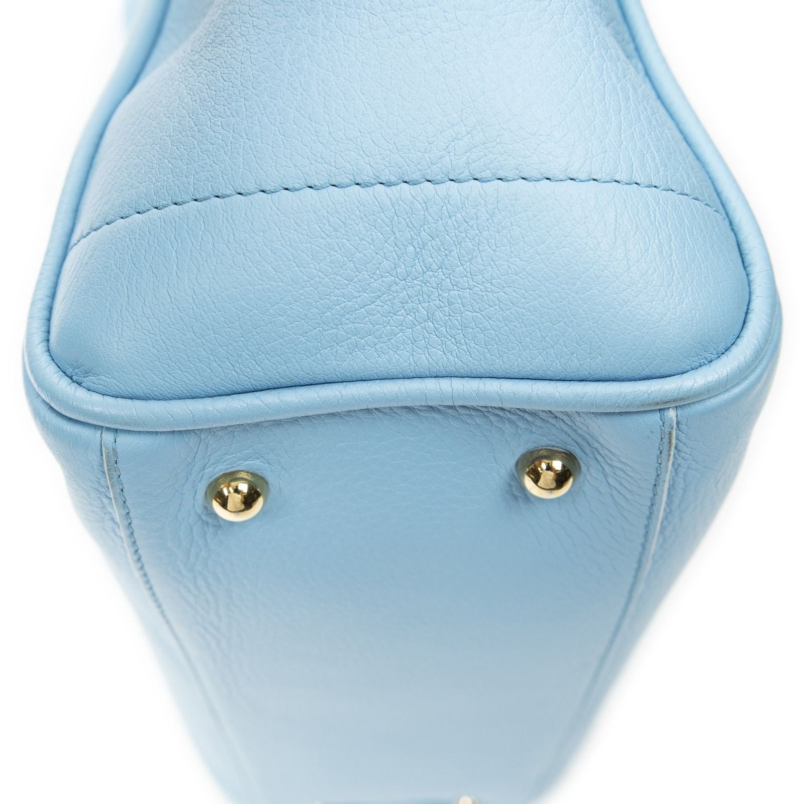 Loewe Heritage Tote Light Blue Gray Calfskin Leather — view 7