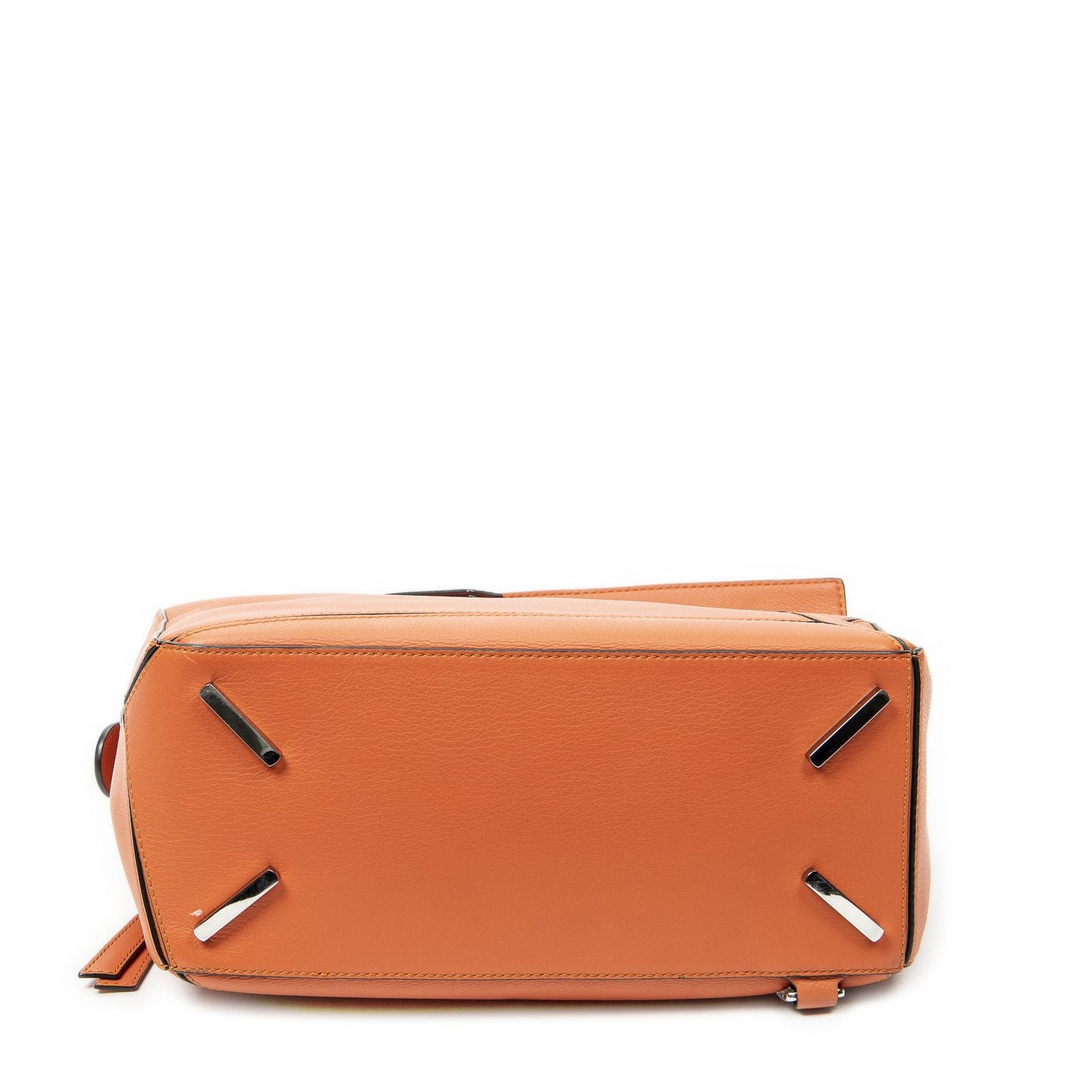Loewe Puzzle Bag Orange Calfskin Leather — view 6