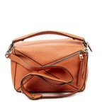 Loewe Puzzle Bag Orange Calfskin Leather — view 5