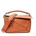 Loewe Puzzle Bag Orange Calfskin Leather