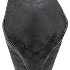 Gucci Small Wooden Handle Colbert Hobo Black GG Canvas — view 8