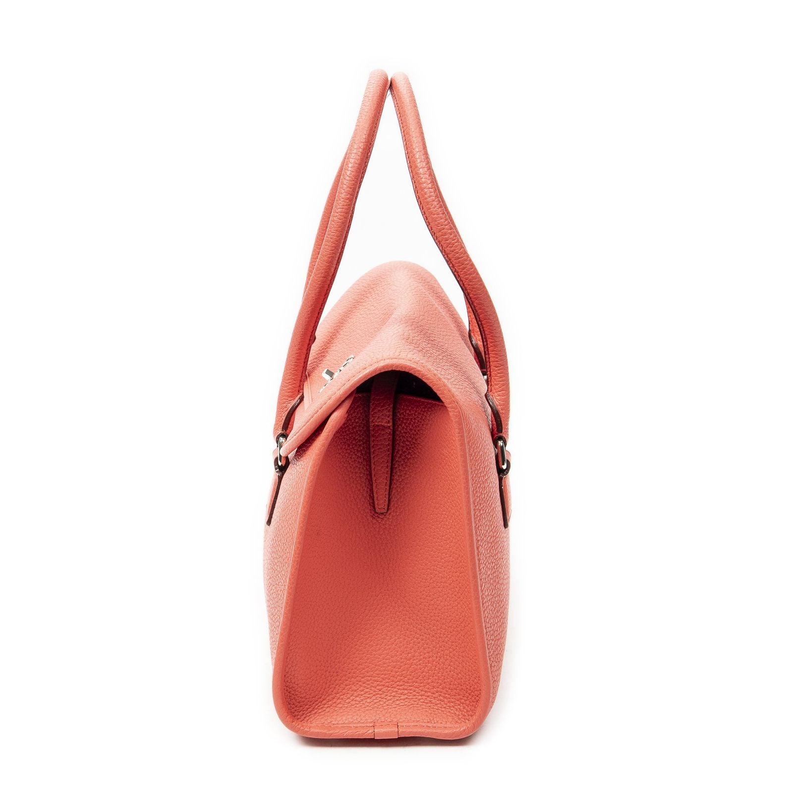 Loewealamo Pink Gray Calfskin Leather Messenger — view 3