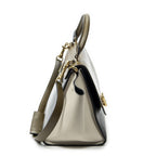 Celine Small Tricolor Trapeze Black Ivory Calfskin Leather Messenger — view 4