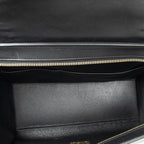 Celine Small Tricolor Trapeze Black Ivory Calfskin Leather Messenger — view 9