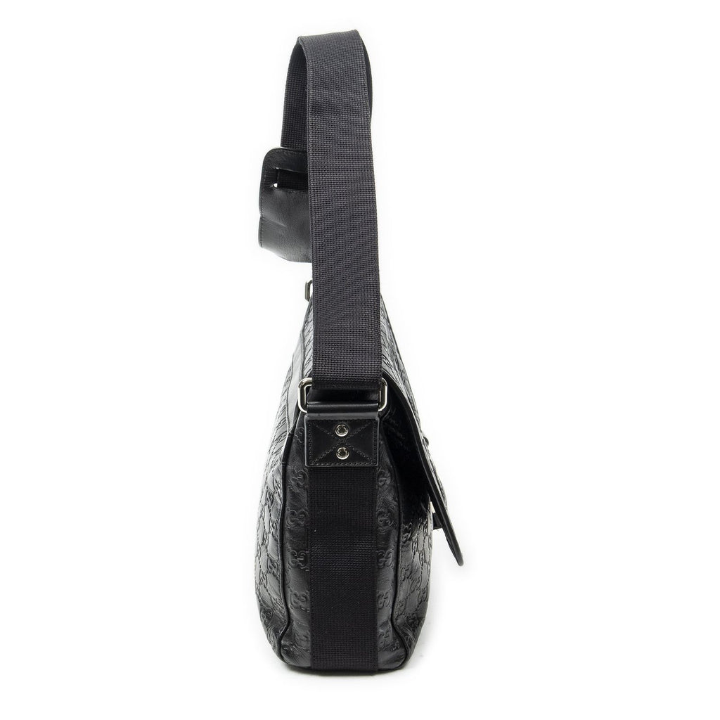 Gucci Web Media Messenger Black Guccissima — view 4