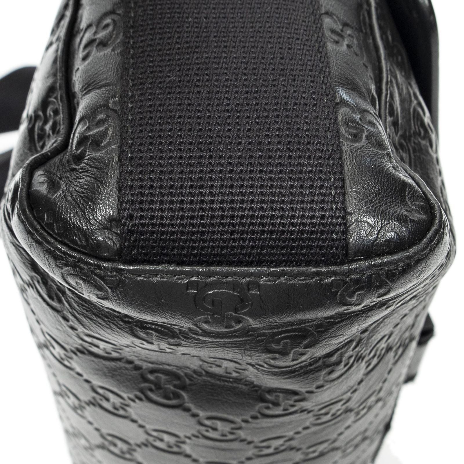 Gucci Web Media Messenger Black Guccissima — view 7