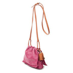 Loewe Bicolor Tassel Flamenco Fuchsia Pink Orange Calfskin Leather Messenger — view 2