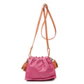 Loewe Bicolor Tassel Flamenco Fuchsia Pink Orange Calfskin Leather Messenger