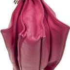 Loewe Bicolor Tassel Flamenco Fuchsia Pink Orange Calfskin Leather Messenger — view 8