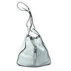 Loewelarge Hammock Light Blue Calfskin Leather Messenger — view 4