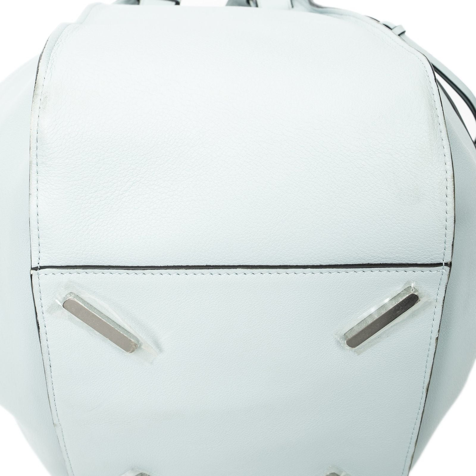 Loewelarge Hammock Light Blue Calfskin Leather Messenger — view 8