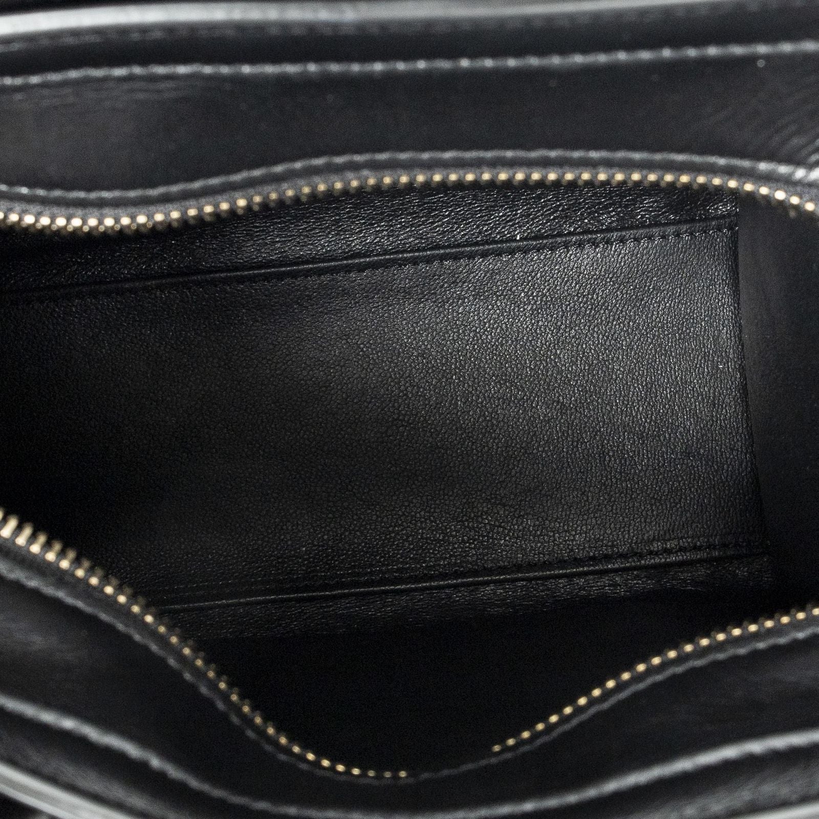 Celine Nano Luggage Black Print Embroidery Canvas — view 9