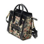 Celine Nano Luggage Black Print Embroidery Canvas — view 2