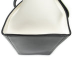 Celine Tricolor Trapeze Gray Light Green Ivory Calfskin Leather Messenger — view 7