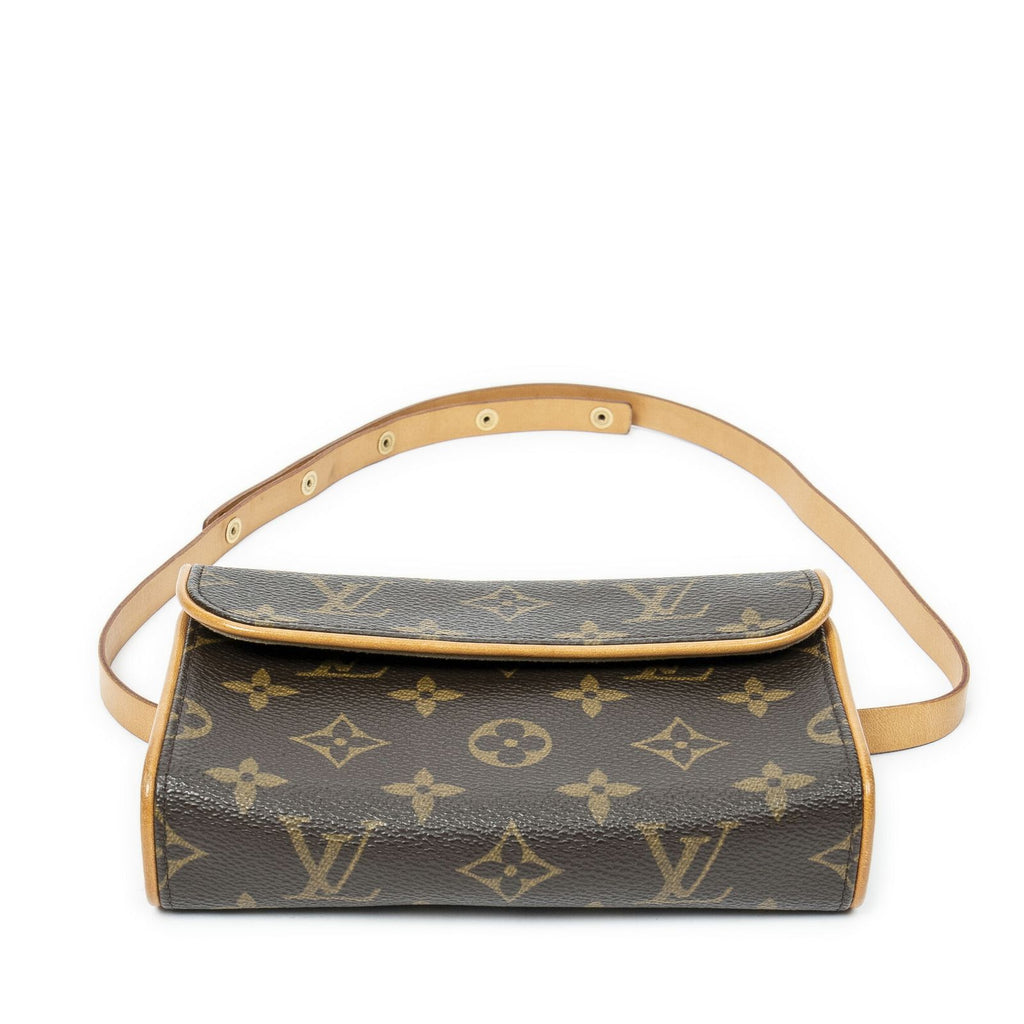 Louis Vuitton Pochette Florentine Brown Monogram Canvas Pouch — view 3