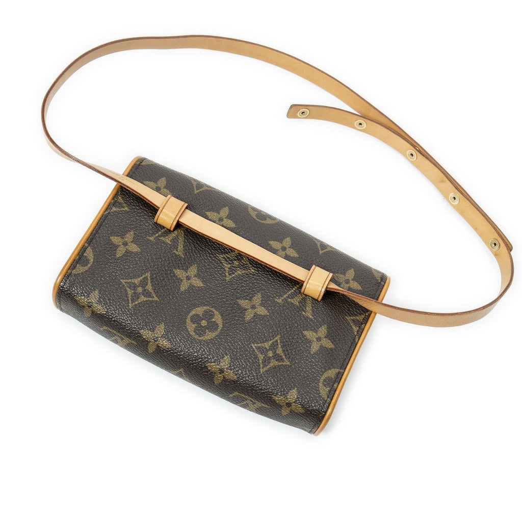Louis Vuitton Pochette Florentine Brown Monogram Canvas Pouch — view 2