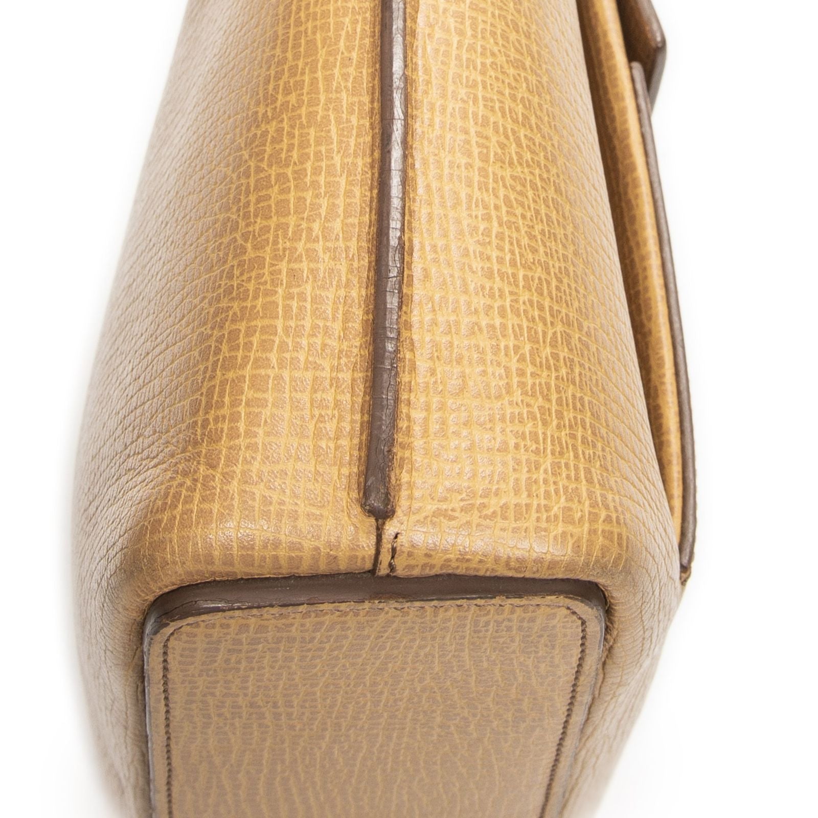 Loewe Front Pocket Zip Tote Tan Texture Leather — view 7