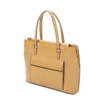Loewe Front Pocket Zip Tote Tan Texture Leather — view 2