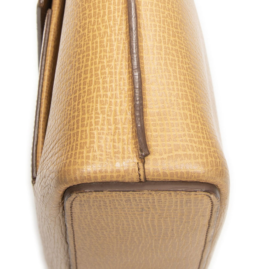 Loewe Front Pocket Zip Tote Tan Texture Leather — view 8