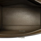 Celine Small Tricolor Trapeze Brown Orange Beige Calfskin Leather Messenger — view 9