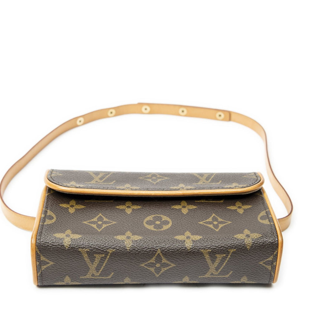 Louis Vuitton Pochette Florentine Brown Monogram Canvas Pouch — view 3