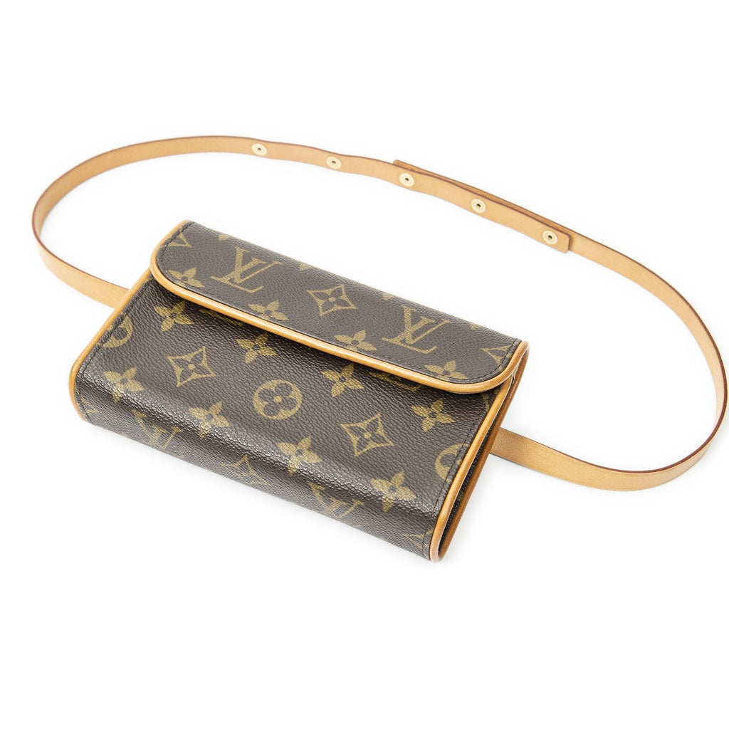 Louis Vuitton Pochette Florentine Brown Monogram Canvas Pouch