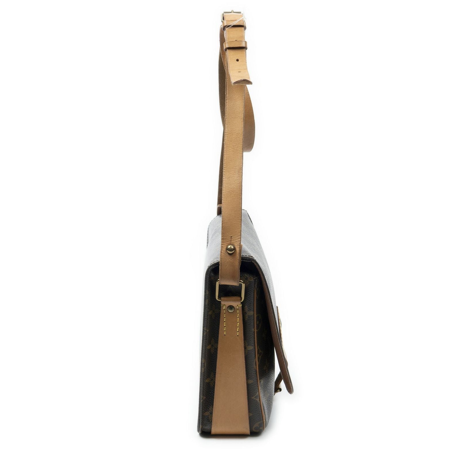 Louis Vuitton Cartouchiere Brown Monogram Canvas Messenger — view 4