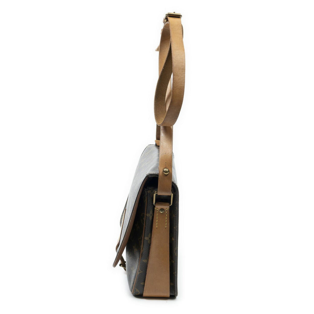 Louis Vuitton Cartouchiere Brown Monogram Canvas Messenger — view 3