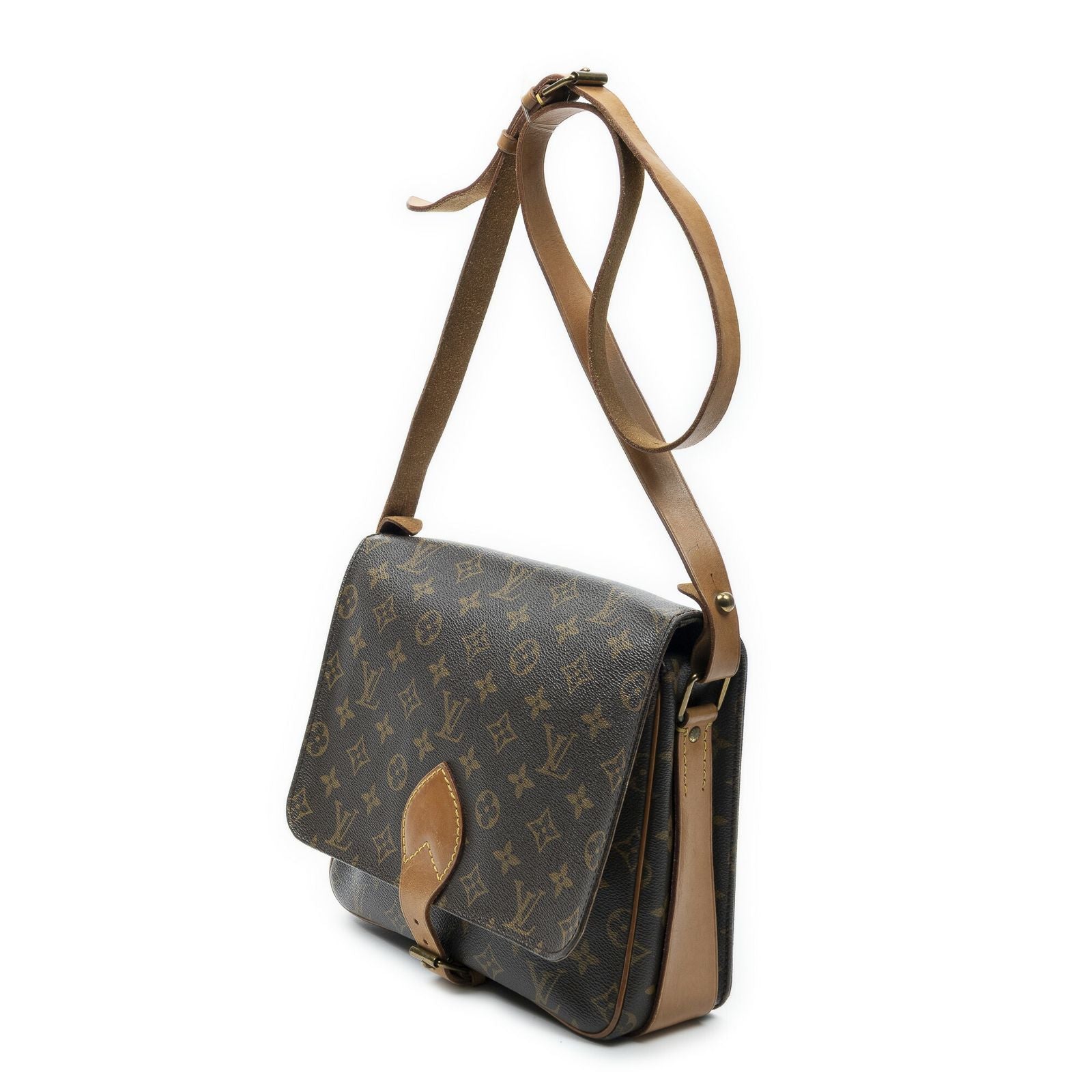 Louis Vuitton Cartouchiere Brown Monogram Canvas Messenger — view 2