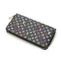 Louis Vuitton Zippy Wallet Black Multicolor Monogram
