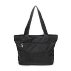 Prada Zip Shopping Tote Black Nylon Canvas — view 5