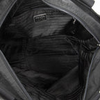 Prada Zip Shopping Tote Black Nylon Canvas — view 9