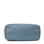 Prada Open Tote Light Blue Saffiano Leather — view 6