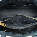 Prada Open Tote Light Blue Saffiano Leather — view 9