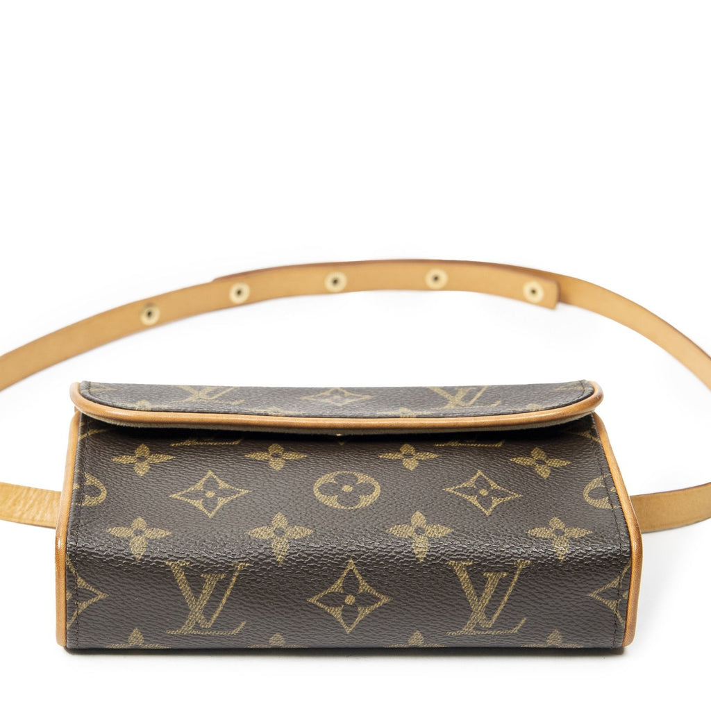 Louis Vuitton Pochette Florentine Brown Monogram Canvas Pouch — view 3