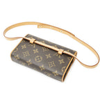 Louis Vuitton Pochette Florentine Brown Monogram Canvas Pouch — view 2