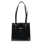 Saint Laurent Vintage Frame Shoulder Bag Black Smooth Leather