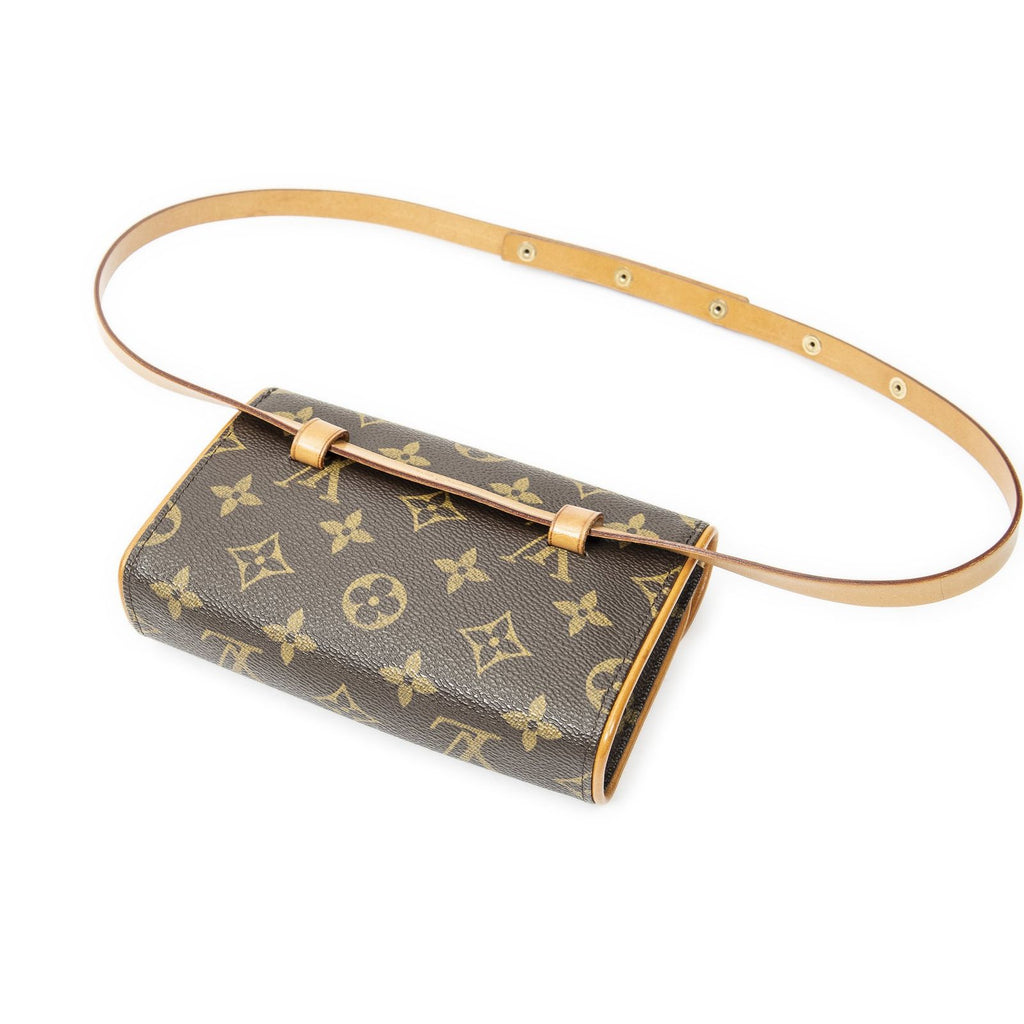 Louis Vuitton Pochette Florentine Brown Monogram Canvas Pouch — view 2