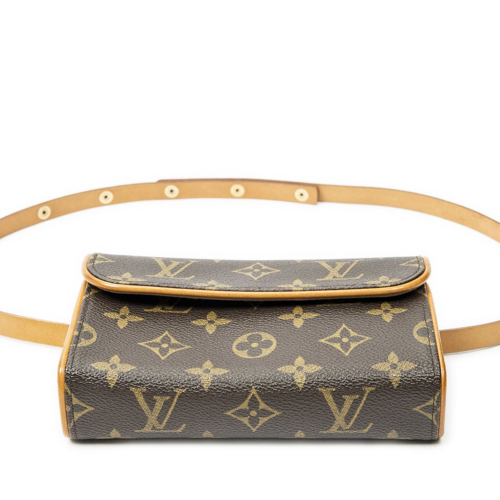 Louis Vuitton Pochette Florentine Brown Monogram Canvas Pouch — view 3