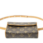 Louis Vuitton Pochette Florentine Brown Monogram Canvas Pouch — view 3