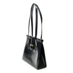 Saint Laurent Vintage Frame Shoulder Bag Black Smooth Leather — view 2