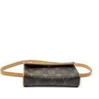 Louis Vuitton Pochette Florentine Brown Monogram Canvas Pouch — view 3