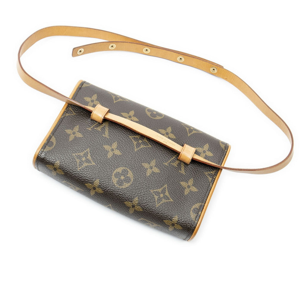 Louis Vuitton Pochette Florentine Brown Monogram Canvas Pouch — view 2