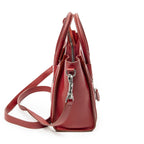 Celine Nano Luggage Red Gray Calfskin Leather — view 4